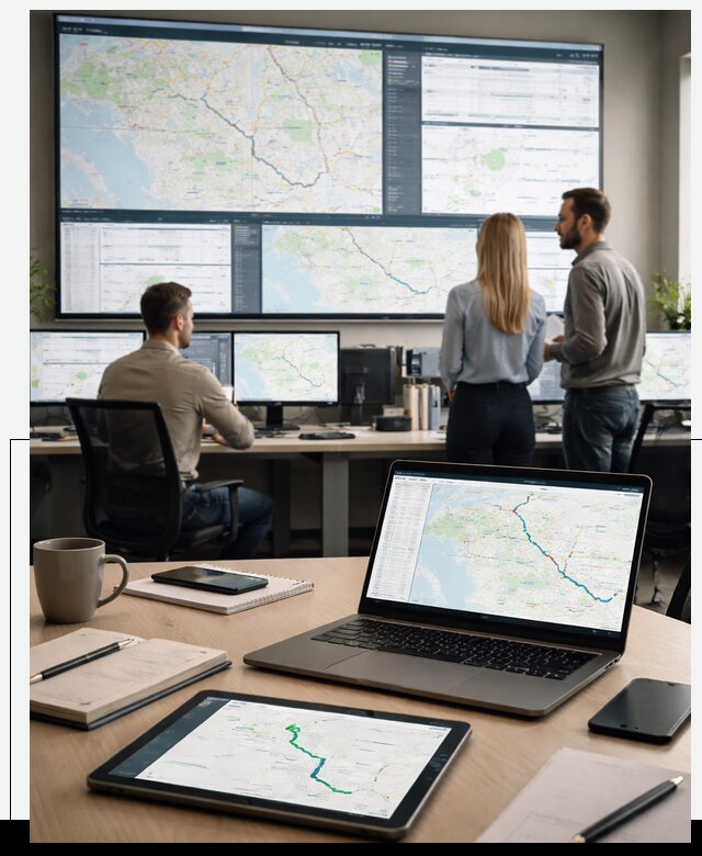 Трекинг грузов и Fleet Management, мониторинг автопарка в Крымске