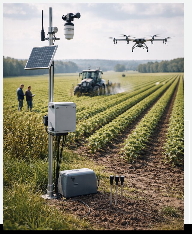 Разработка IoT мониторинга полей в Крымске от 8809 р. | АвикейКрм